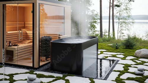 Contrast Therapy Setup Sauna