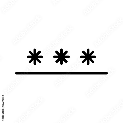 pasword lock colored icon vector design good for web or mobile app .hidden pasword solid icon vector design good for web or mobile app. 