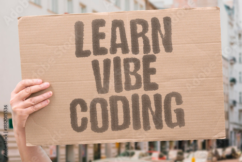 Obraz na plátne "Learn Vibe Coding" Acquire natural programming skills