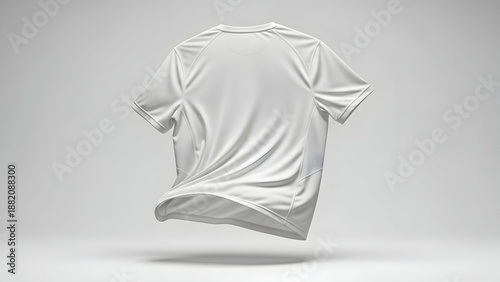 White T Shirt Floating in Mid Air.