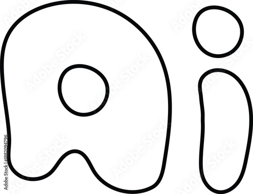 Minimalist black line art of abstract organic shapes and wavy outlines for modern brand identity and pattern design.