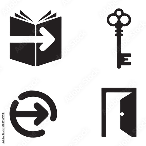 New chapter sunrise icon expressing hope and fresh beginnings