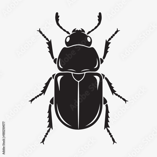 Beetle silhouette