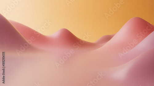 Abstract Desert Gradient Landscape. desert, sand, minimal