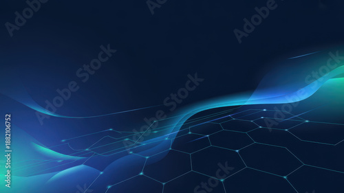 Wallpaper Mural abstract background with glowing lines modern technology texture Torontodigital.ca