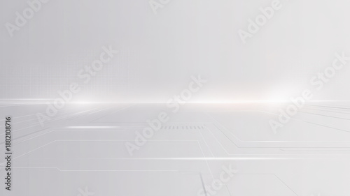 Wallpaper Mural abstract technology background with white and gray line texture Torontodigital.ca