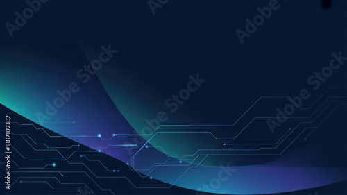 Wallpaper Mural dark blue background with geometric pattern modern tech texture Torontodigital.ca