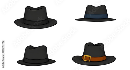 trilby, hat, mensfashion, men, headwear, accessory, classic, elegant, vintage, retro, stylish, formal, casual, smartwear, gentleman, dapper, brimmed, narrowbrim, crown, felt, wool, fabric, dark, black