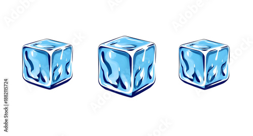 icecube, iceicon, cube, frozen, cold, icy, frost, chill, cooling, cool, winter, snow, crystal, clear, transparent, water, drink, beverage, refreshment, fresh, temperature, freezer, fridge, bar, cockta