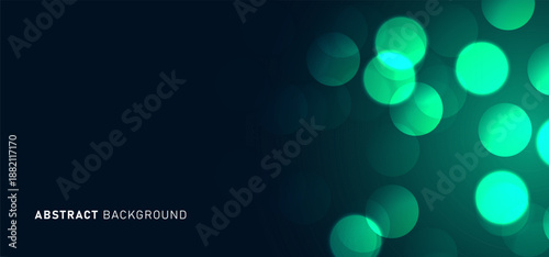 Digital technology futuristic internet network connection blue green background, abstract cloud cyber information communication, Ai big data, innovation future tech, lines dots illustration 3d vector