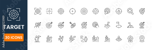 target icon, goal icon, business target, marketing goal, aim symbol, achievement concept, strategy success, focus objective icon