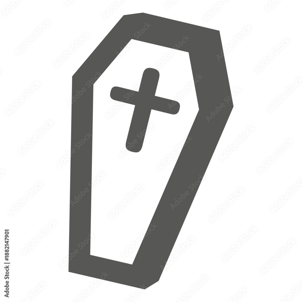 Fototapeta premium Coffin icon