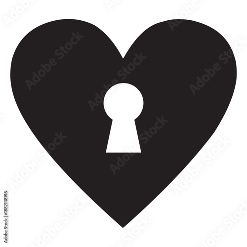 Heart logo key