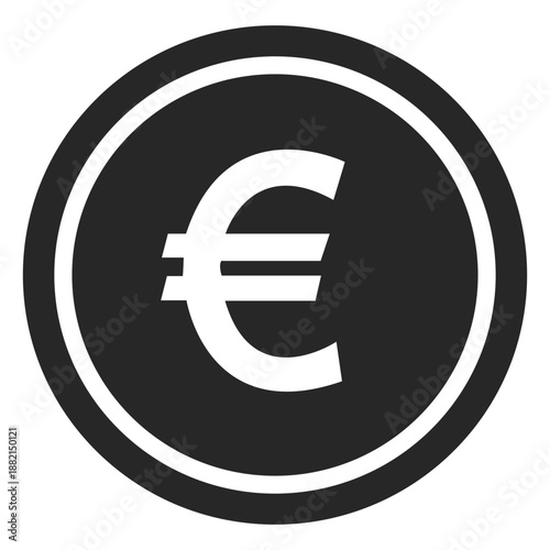 Euro coin icon