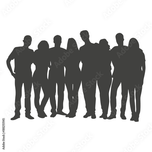 People group silhouette