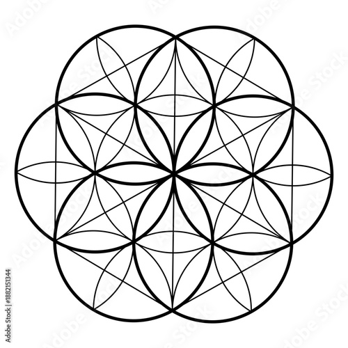 Seed life sacred geometry