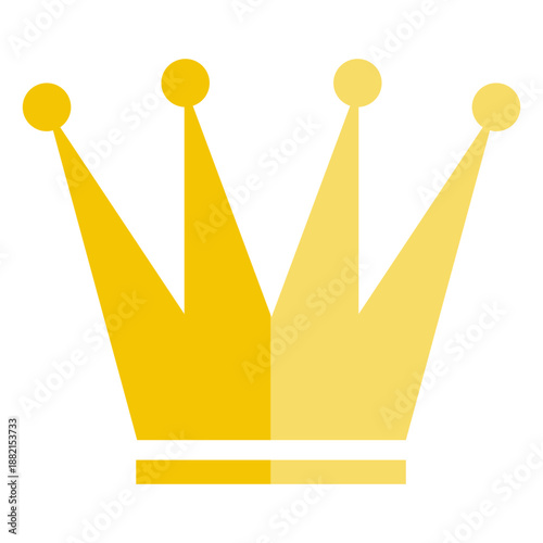 Foto Four point crown icon