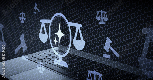 Принти на полотні Derecho de la Inteligencia Artificial y Ética Digital Concepto de Regulación de