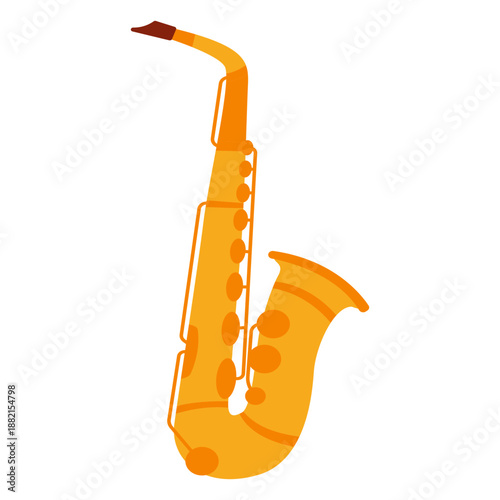 Saxophone musical instrument icon