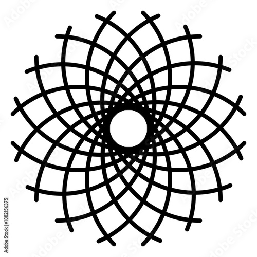 Flower life logo pattern