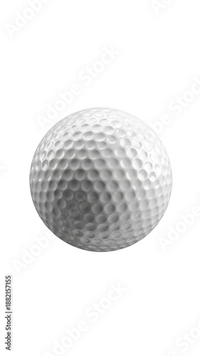 3d golf ball high-quality render isolated on transparent background