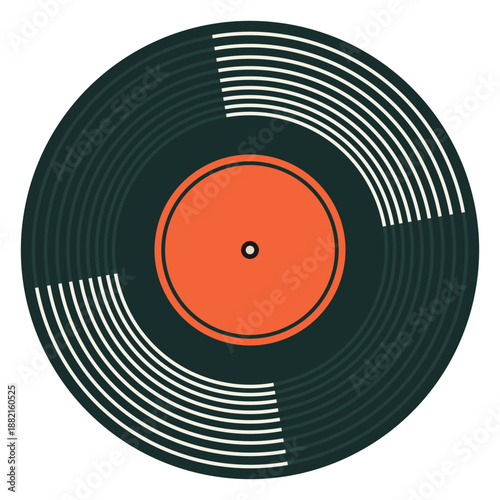 Record rarity vinyl illustration