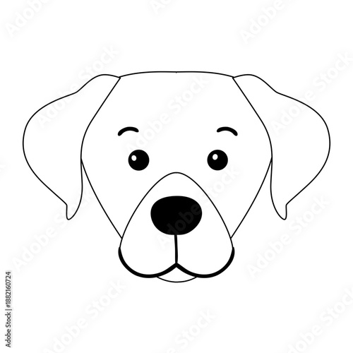 Dog puppy muzzle ear stroke animal