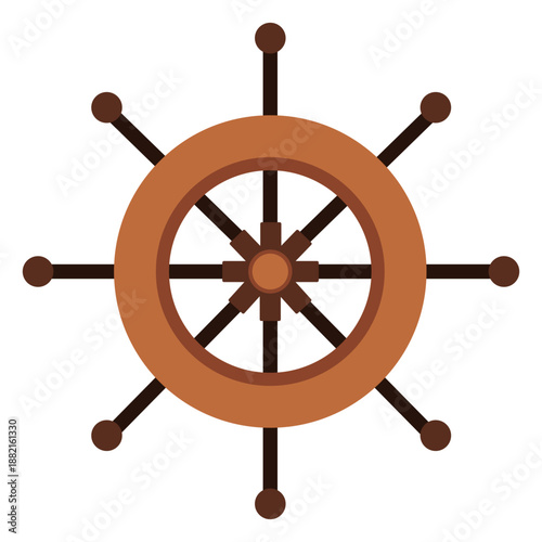 Steering wheel steering control flat