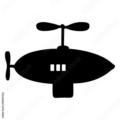 Awesome dirigible airship