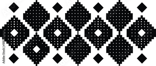 Geometric pattern with a vector file