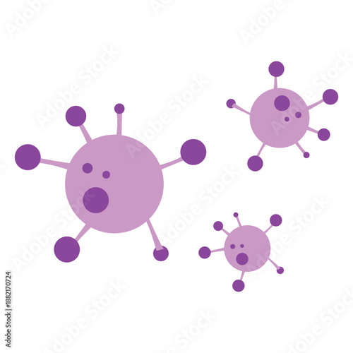Covid 19 virus icons