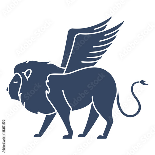 Monster winged lion