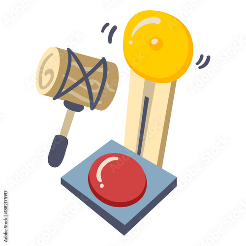 Carnival high striker color