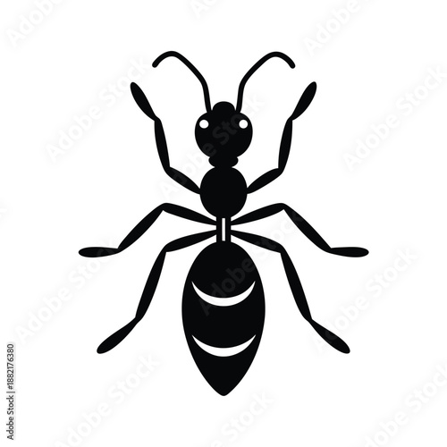 Ant Logo Icon Vector Illustration