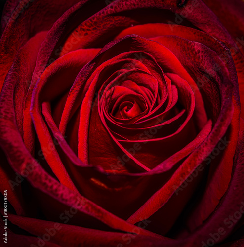 close up of red rose