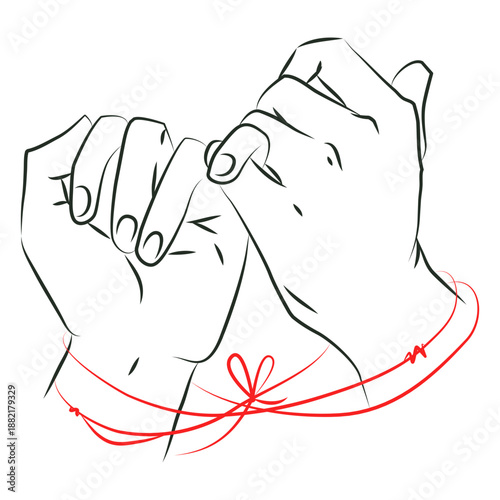 Red string of fate bond