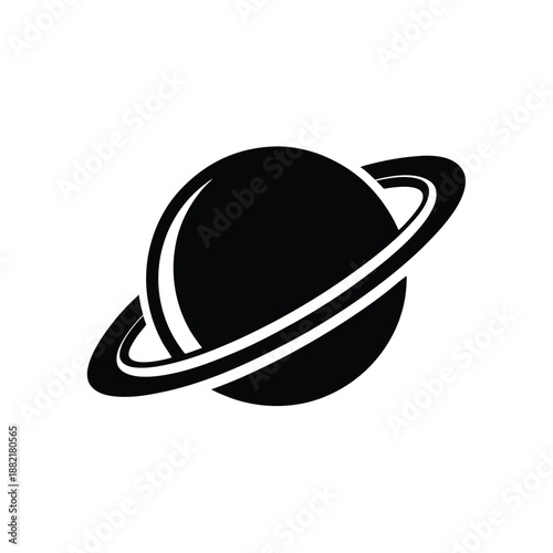 Planet Ring Logo Icon Vector Illustration