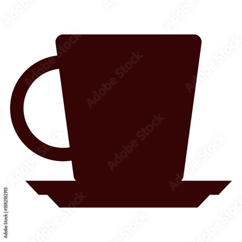 English tea cup silhouette