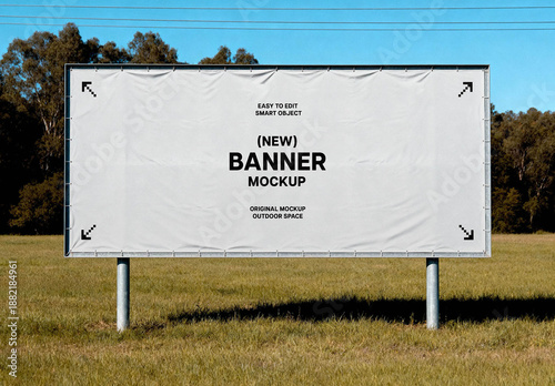 Field Banner Mockup