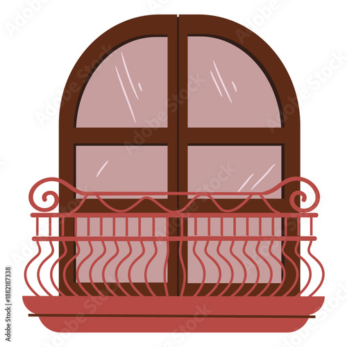 Princess balcony castle