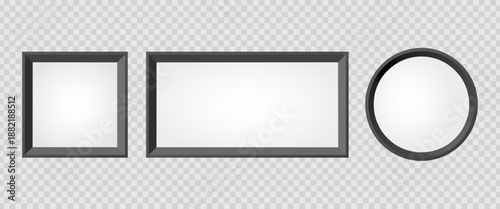 Minimal Photo Frame with Instagram-Style Border, Polaroid Card Look, and Transparent Background