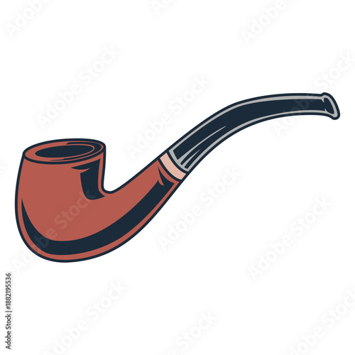 Lumberjack wooden pipe icon pipe object