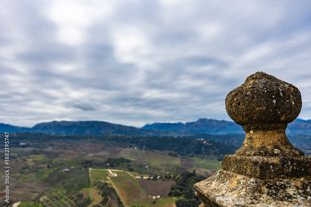 Naklejka premium Explore the stunning views of Ronda from its historic viewpoints