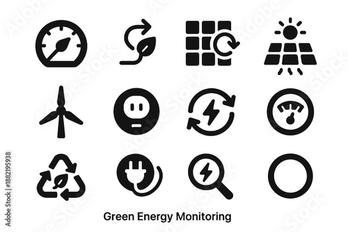 Spacing energy invisible precise ui shading no vector green meter icon