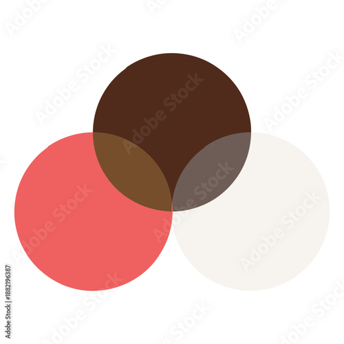 Venn diagram hand drawn element