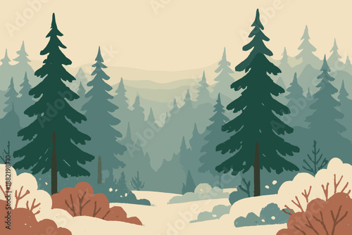 No geometric letters misty clean full winter icon vector typography layout models