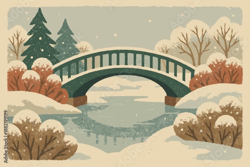 Layout sustainable bubbles snowy no tranquility bridge cohesive tools numbers vector icon