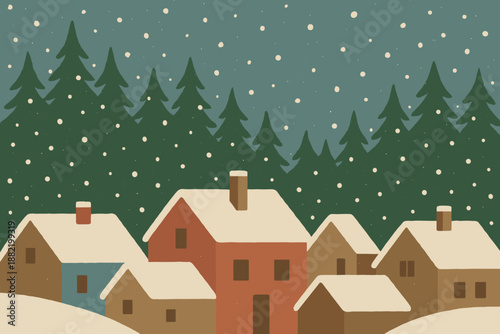 Vector text serenity no colors speech icon emojis captions village marks snowy