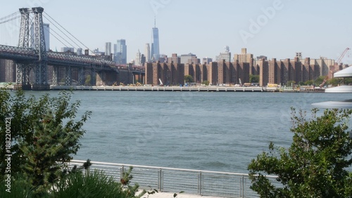 Konstfotografi Williamsburg Bridge in Brooklyn, New York City, United States