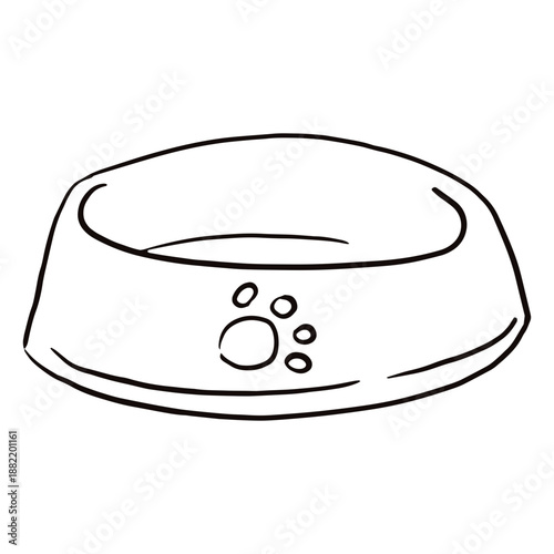Dog bowl doodle
